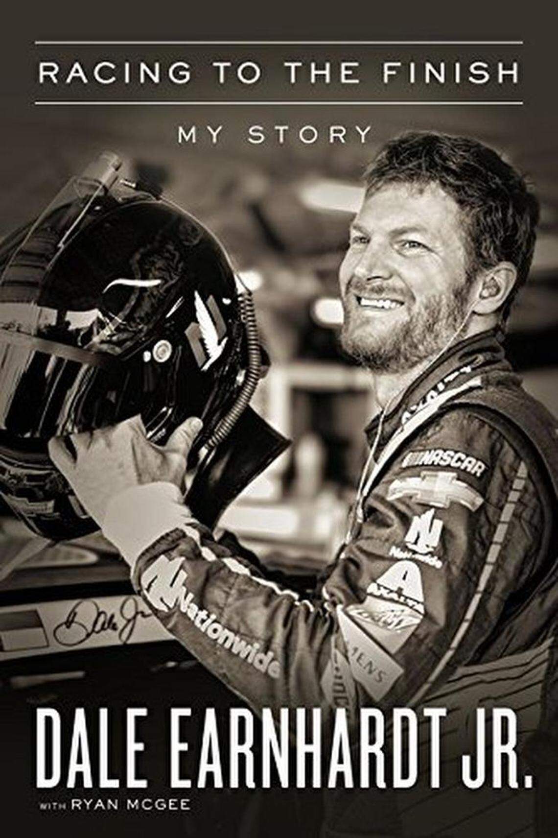 Former NASCAR driver Dale Earnhardt’s new book, “Racing to the Finish,” will be released on Tuesday.