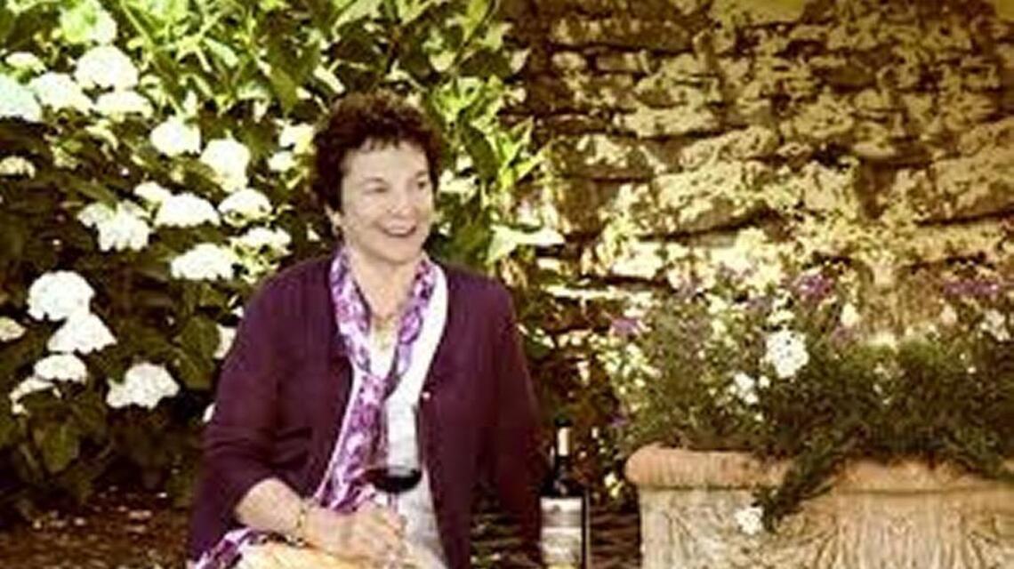 A busy Frances Mayes in Italy