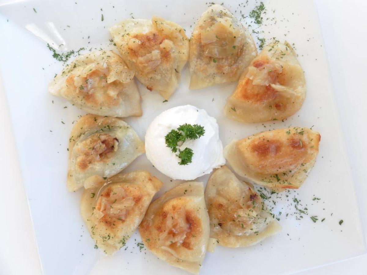When it was open, Taste of Europe in Matthews offered pan-fried pierogi with butter and onions.