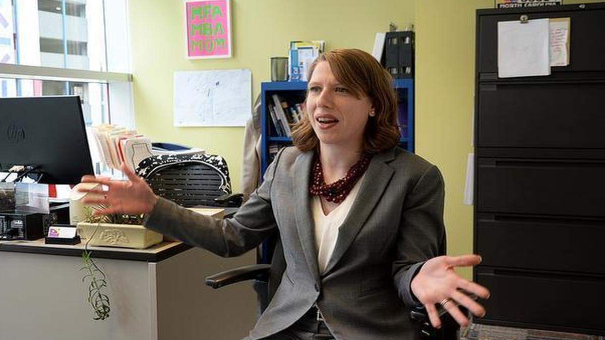 
Hannah Grannemann is the executive director of Children’s Theatre of Charlotte. Under her hand, 85 full- and part-time salaried staff do a dozen mainstage and touring productions and seven education program shows on a $4.1 million budget.
