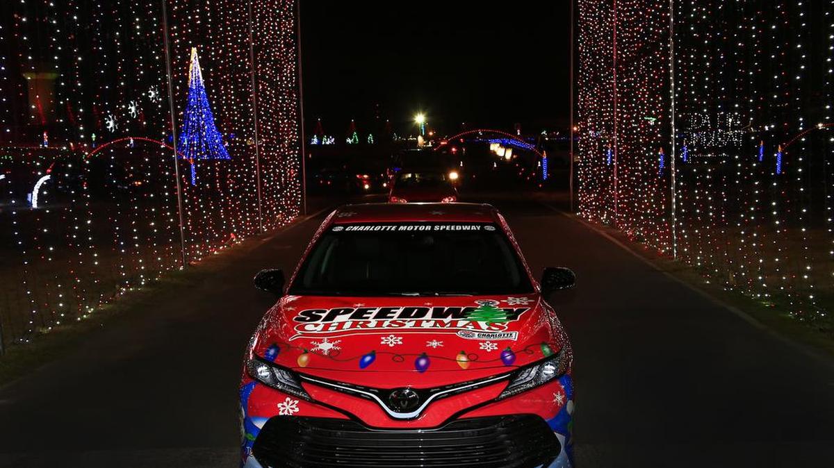 Speedway Christmas at Charlotte Motor Speedway.