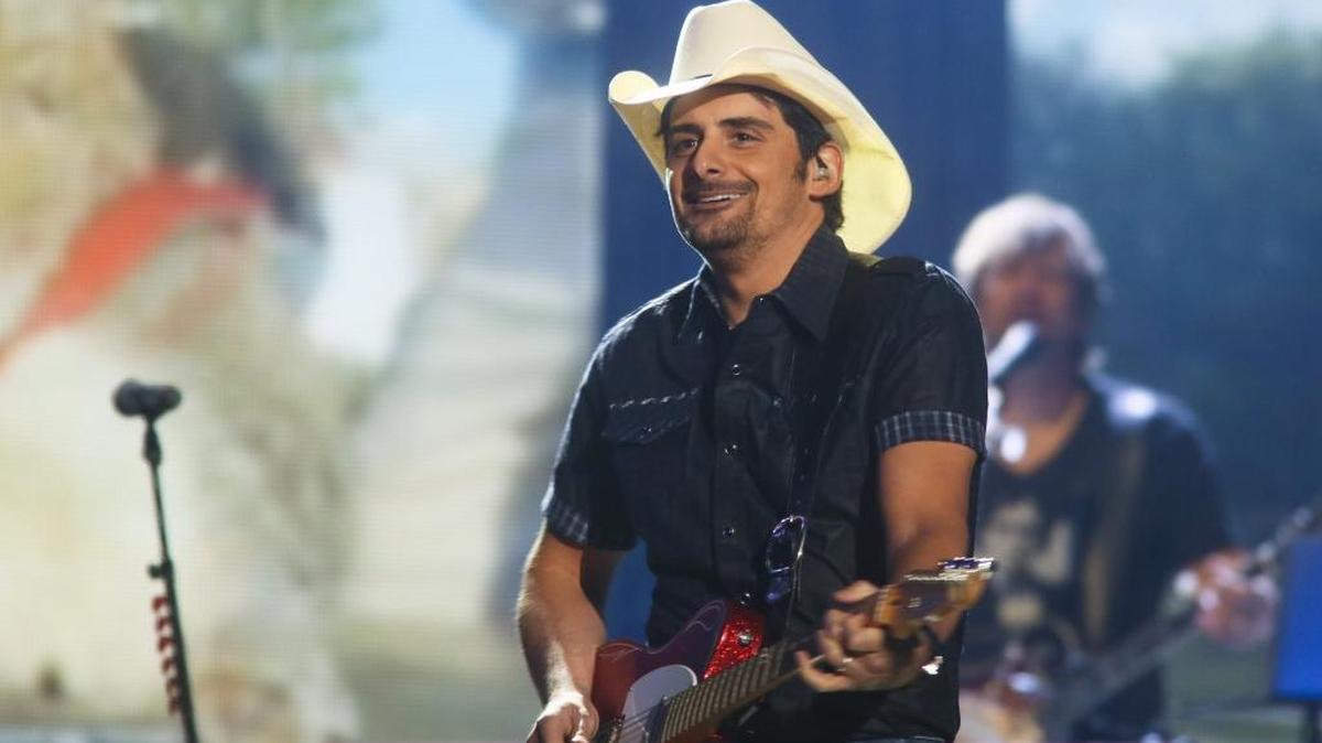 Brad Paisley performs at the iHeartRadio Country Festival in Austin, Texas, in May.