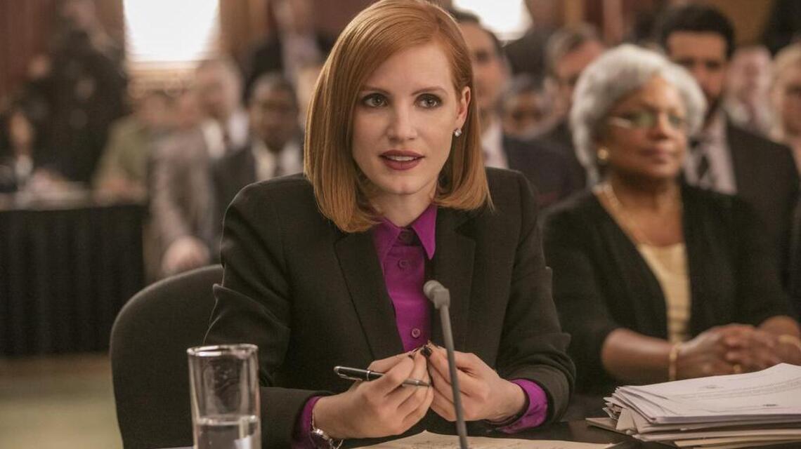 ‘Miss Sloane’ delivers a message wrapped inside a bit of a mess