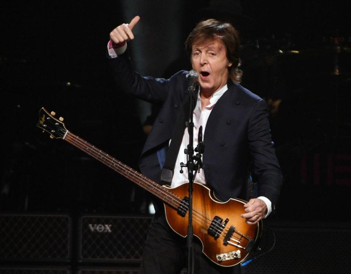 Paul McCartney, shown here at the 2016 Coachella Festival, will open his 2019 U.S. tour in Raleigh on May 27.