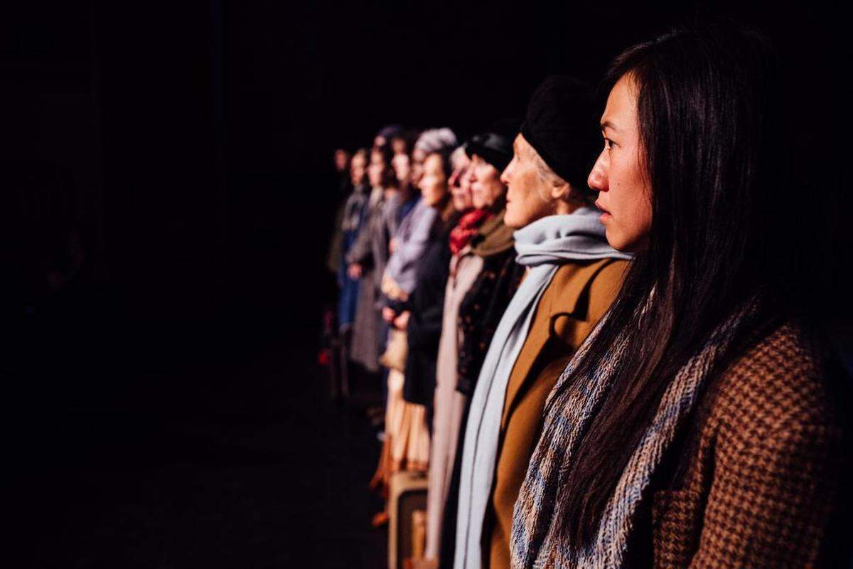 “The New Colossus” opens at Knight Theater next Tuesday with a cast of 12 actors from 12 different countries.