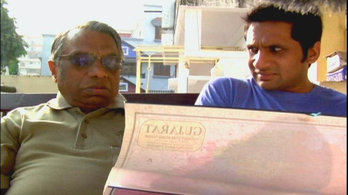 
Vasant Patel explains to son Ravi which area of Gujarat might yield the ideal bride on a trip to India in “Meet the Patels.”
