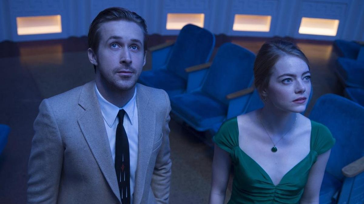 Ryan Gosling and Emma Stone in "La La Land."