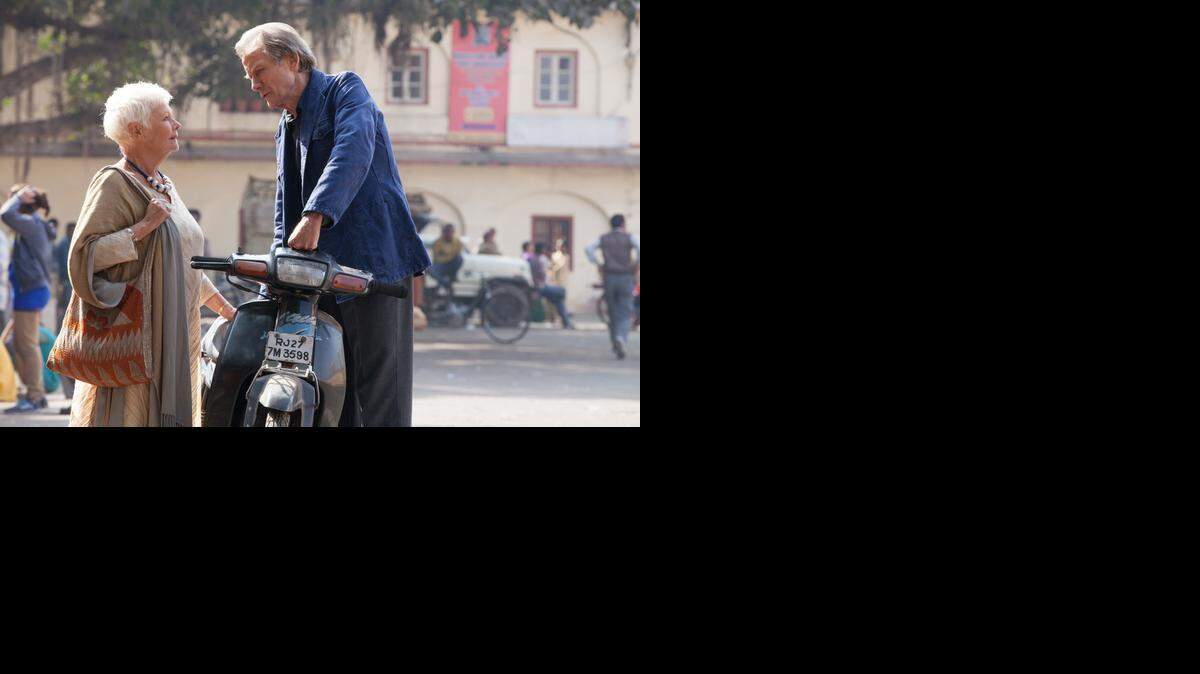
Judi Dench and Bill Nighy in “The Second Best Exotic Marigold Hotel.” 
