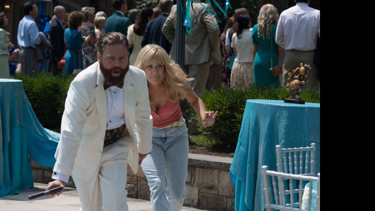
Zach Galifianakis and Kristen Wiig are part of the funny cast of "Masterminds," based on the Loomis Fargo heist in Charlotte, which comes out Aug. 7. 
