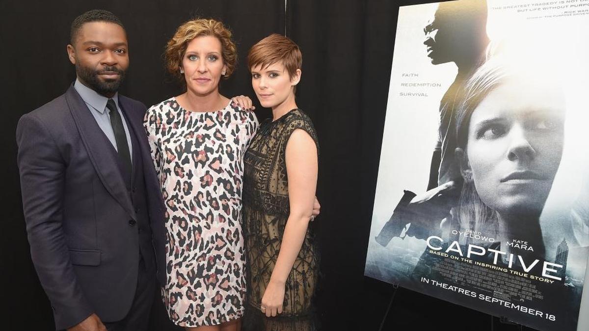 
David Oyelowo, Ashley Smith and Kate Mara at a special screening of “Captive” on Monday in New York City.
