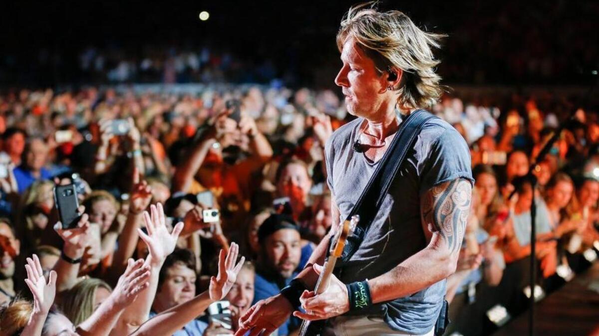 In this file photo, Keith Urban performs at the 2016 CMA Music Festival.