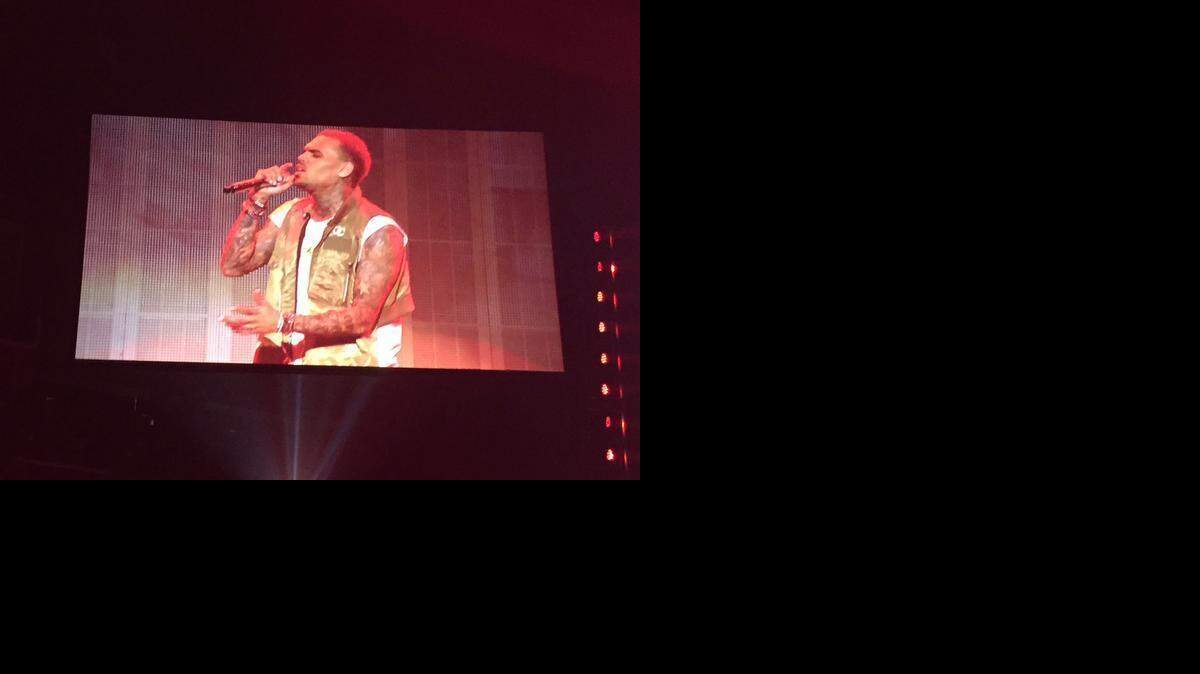 
R&B artist Chris Brown performs Saturday at Time Warner Cable Arena in Charlotte.
