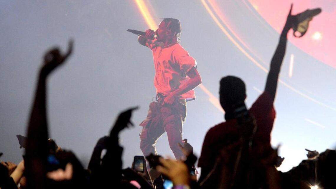 Review: Did Travis Scott’s roller-coaster-ride of a concert nearly go off the rails?