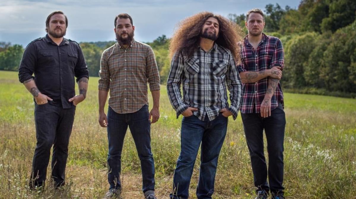 Coheed and Cambria. Claudio Sanchez is the one with the crazy hair.