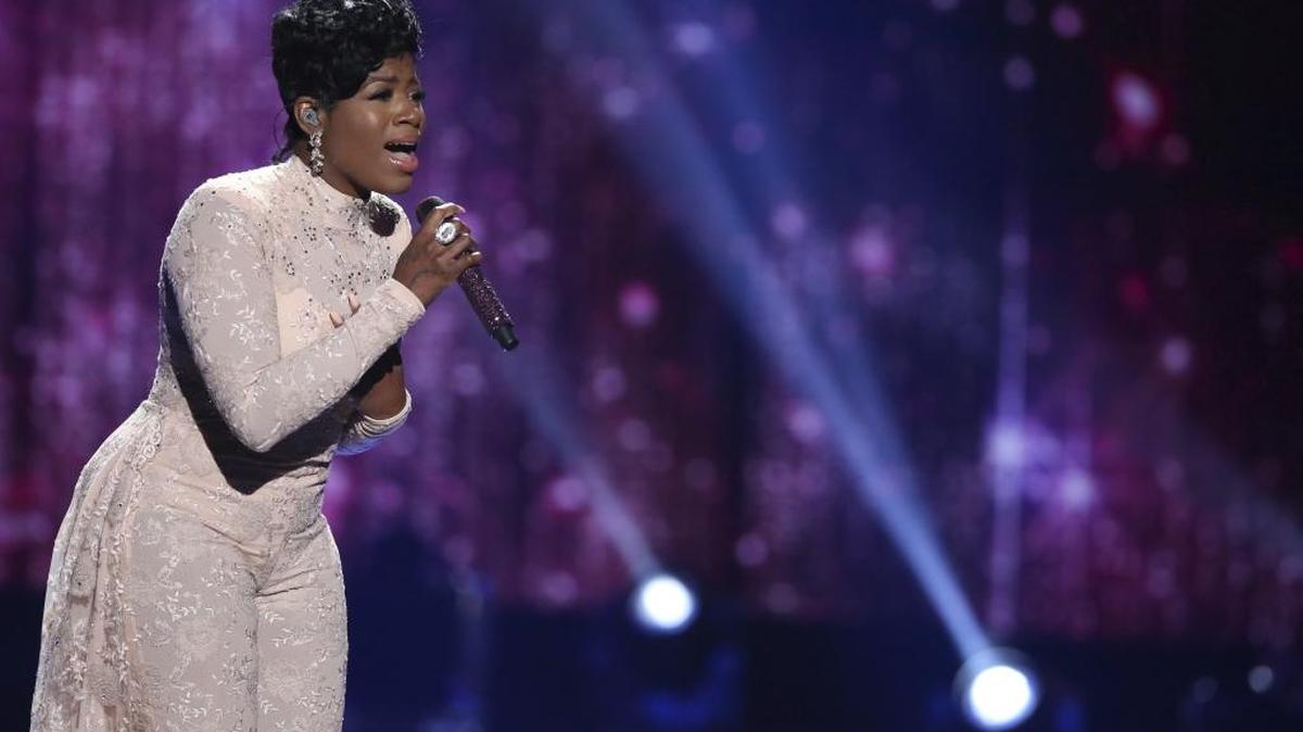 In this photo, Fantasia Barrino performs at the “American Idol” farewell season finale in Los Angeles this past March.