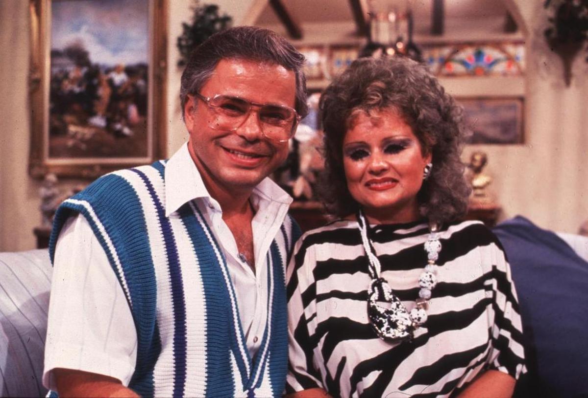 Jim and Tammy Faye Bakker at PTL in 1986. Kristin Chenoweth is working on developing a musical about Tammy Faye’s life.