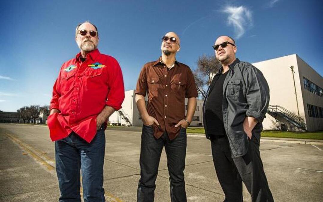 
From left: David Lovering, Joey Santiago and Black Francis, the remaining original Pixies.
