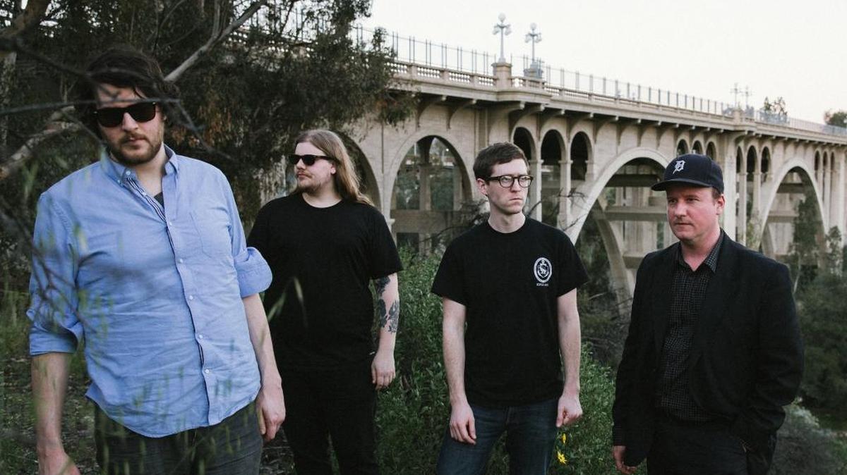 Protomartyr performs at Neighborhood Theatre on Wednesday night.