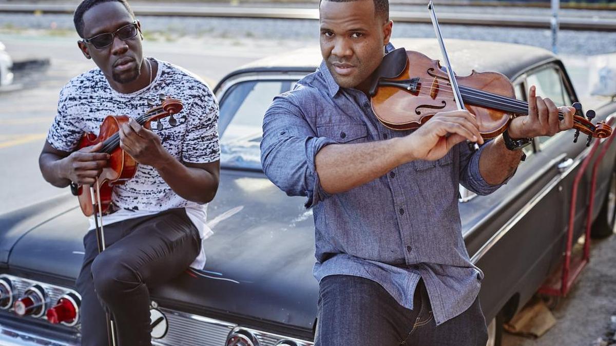 Black Violin plays Belk Theater on Tuesday night.