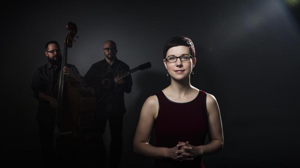 Onstage, April Verch can sing, fiddle and dance – simultaneously.