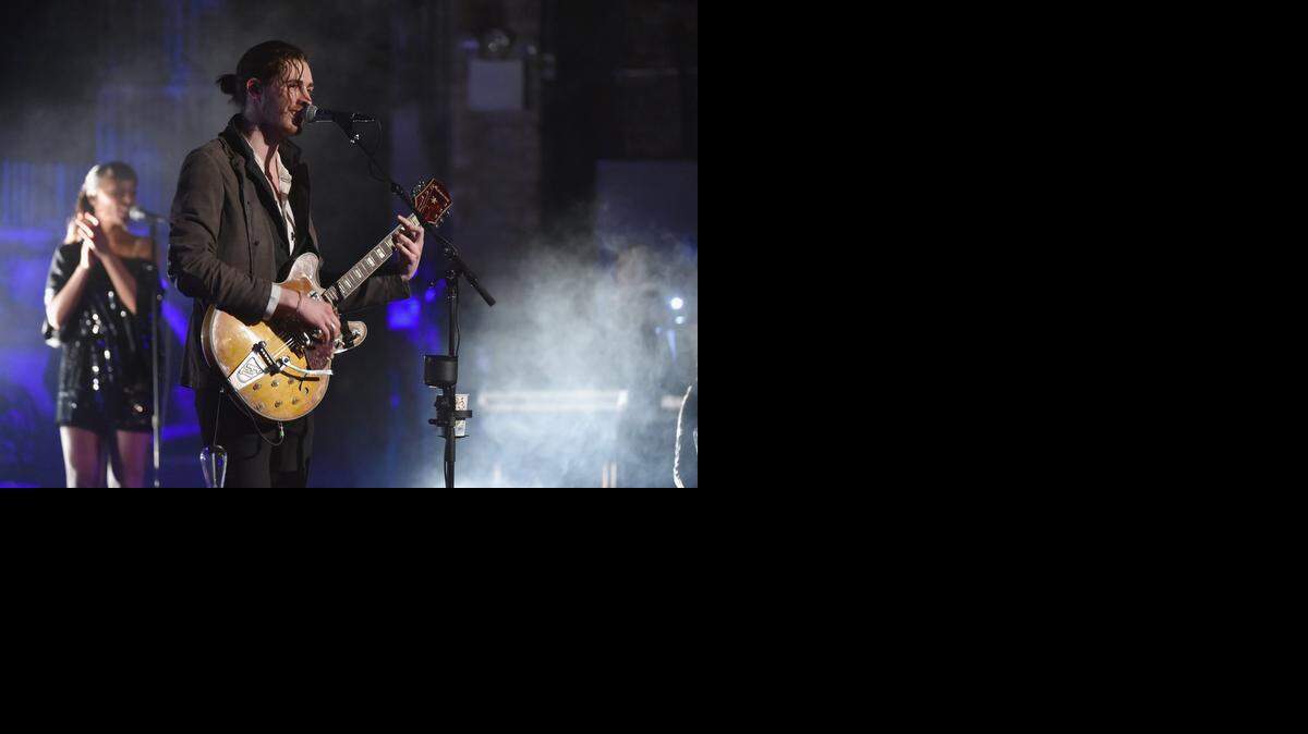 
Musician Hozier performs at Beacon Theatre on March 6 in New York City. He played a concert in Charlotte Thursday.
