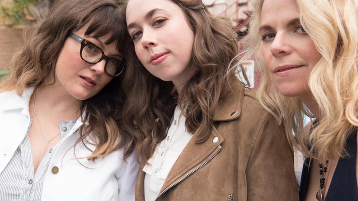 Sara Watkins, Sarah Jarosz and Aoife O’Donovan are I’m With Her.