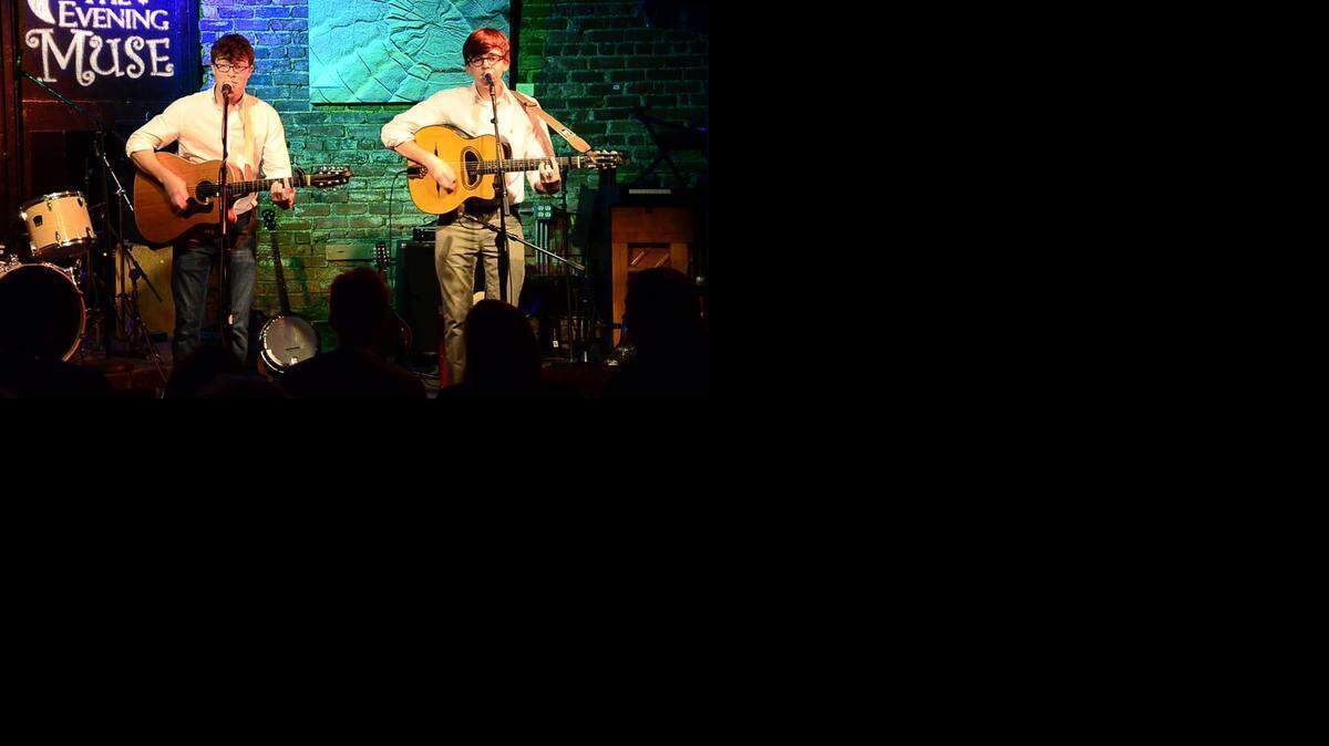 
Carson McKee and Josh Turner perform at a concert at the Evening Muse in Charlotte last August.
