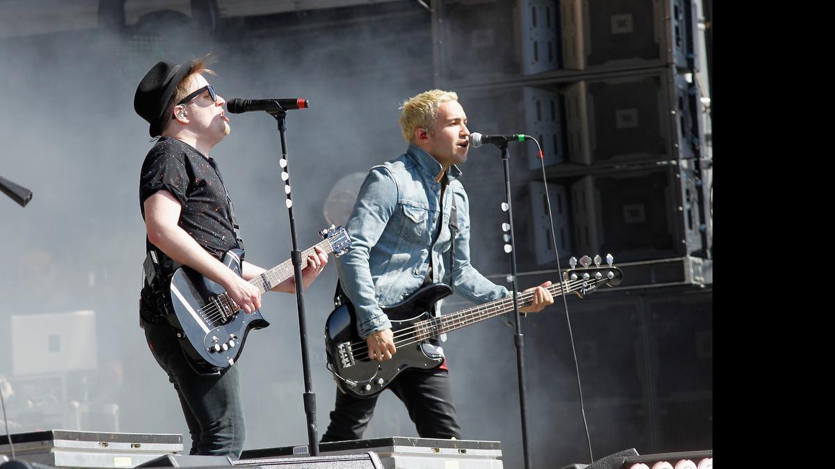
Patrick Stump and Peter Wentz of Fall Out Boy will perform at PNC Music Pavilion July 19.
