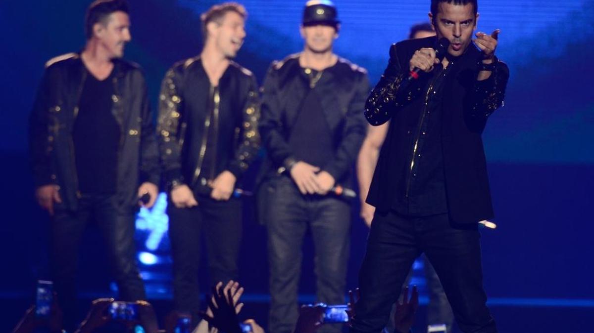 Jordan Knight and New Kids on the Block performed ar the Spectrum Center on Thursday night as part of the “Total Package Tour.”