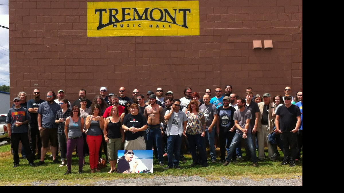 Most of the current and former staff who showed up for the Tremont family reunion in Oct. 2013 with all three owners Penny Craver, Dave Ogden, and John Hayes (About 8 people didn't fit in the shot).