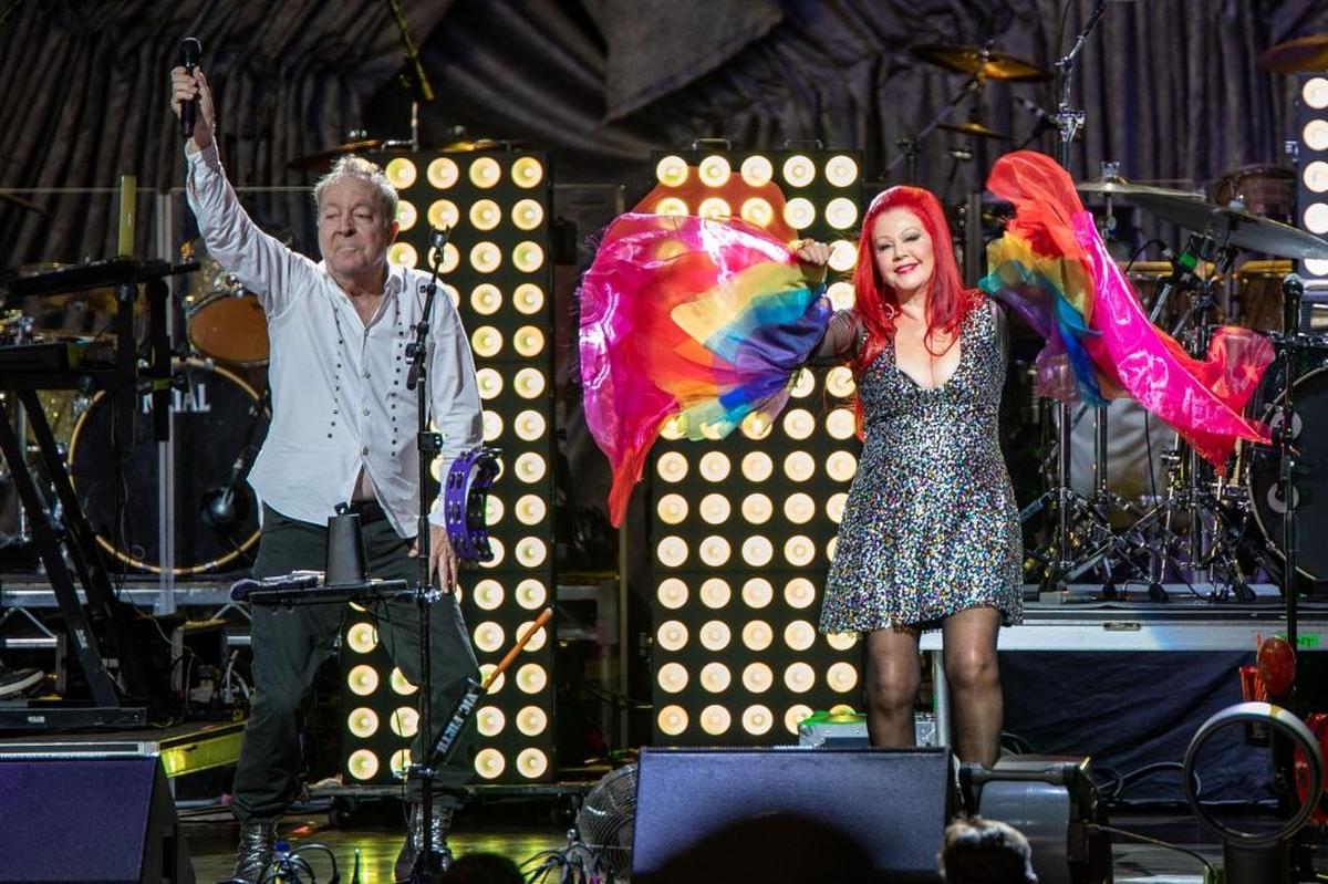 Fred Schneider and Kate Pierson of the B52’s, PNC Music Pavilion, Saturday July 21st, 2018