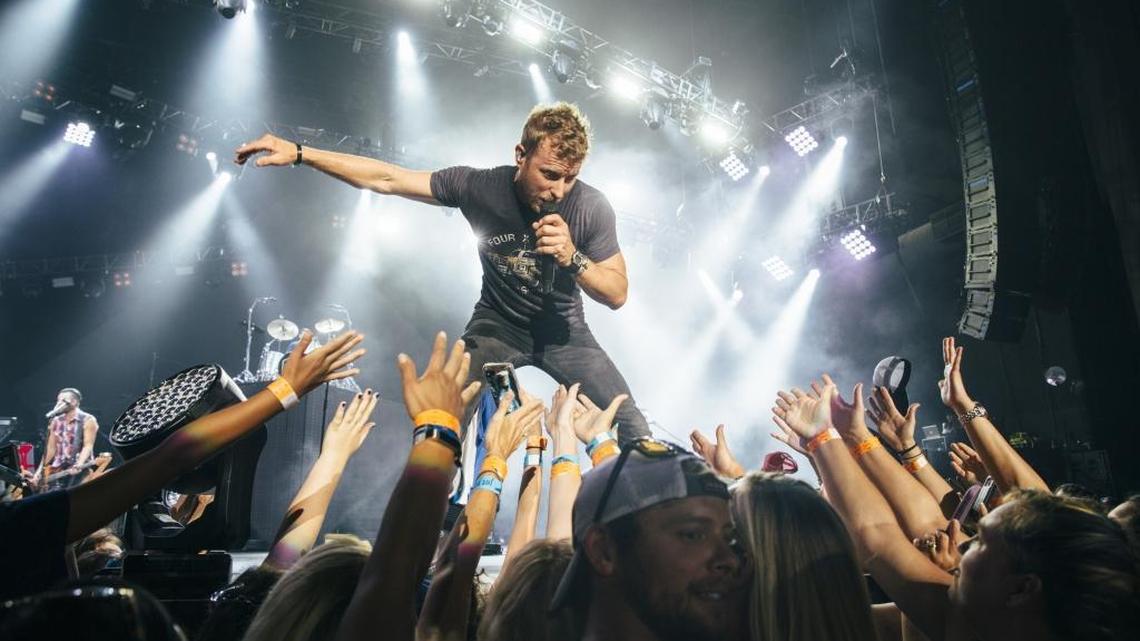 Dierks Bentley will perform at PNC Music Pavilion in Charlotte on Sunday night.