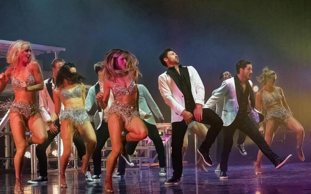 Valentin Chmerkovskiy and Maksim Chmerkovskiy opened their 48 city tour in Melbourne, Florida. The show is an autobiography of the dancer’s lives put to dance and music. The enthusiastic, sold out crowd was thrilled by the duo’s dance moves and charmed by their sense of humor.