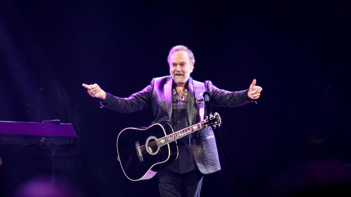 Neil Diamond performs at Charlotte’s Spectrum Center on Friday night as part of his 50th Anniversary Tour.