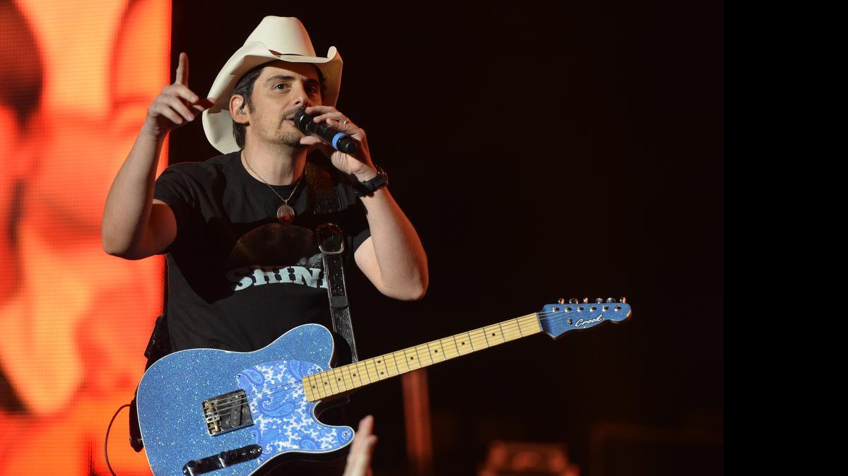 
Brad Paisley in concert May 16at Walnut Creek Amphitheater in Raleigh.
