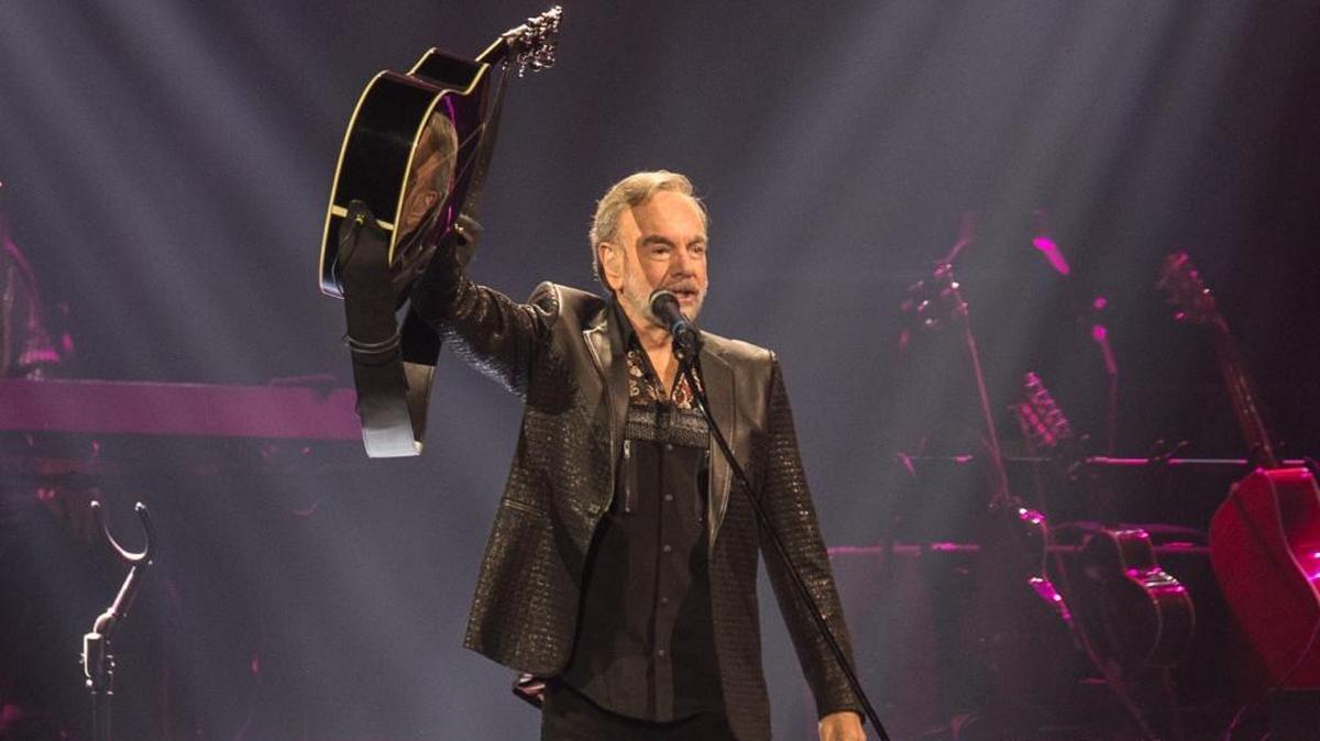 Neil Diamond performs at Charlotte’s Spectrum Center on Friday night as part of his 50th Anniversary Tour.