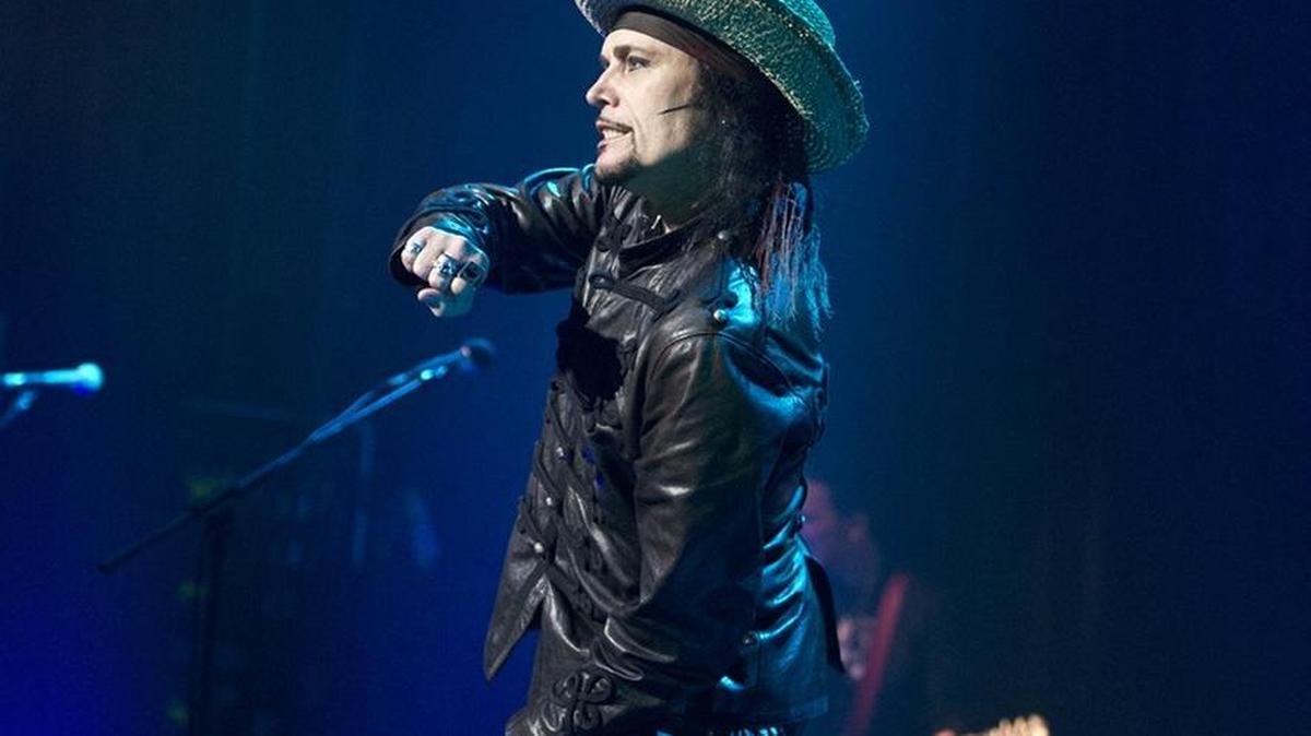 Adam Ant performs at The Fillmore on Friday night.