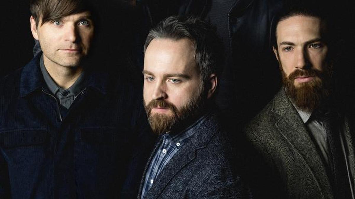 Death Cab for Cutie — will perform at Ovens Auditorium on Friday night — is (clockwise from top left) Dave Depper, Jason McGerr, Zac Rae, Nick Harmer and Ben Gibbard.