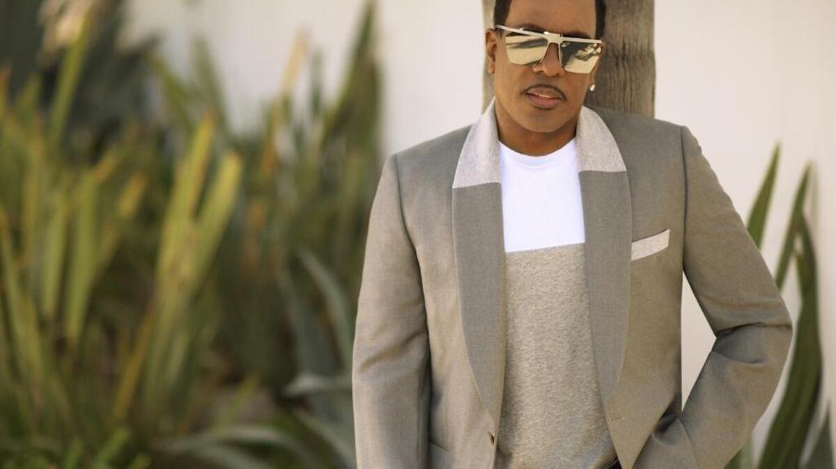 Charlie Wilson performs at Bojangles’ Coliseum on Sunday night.