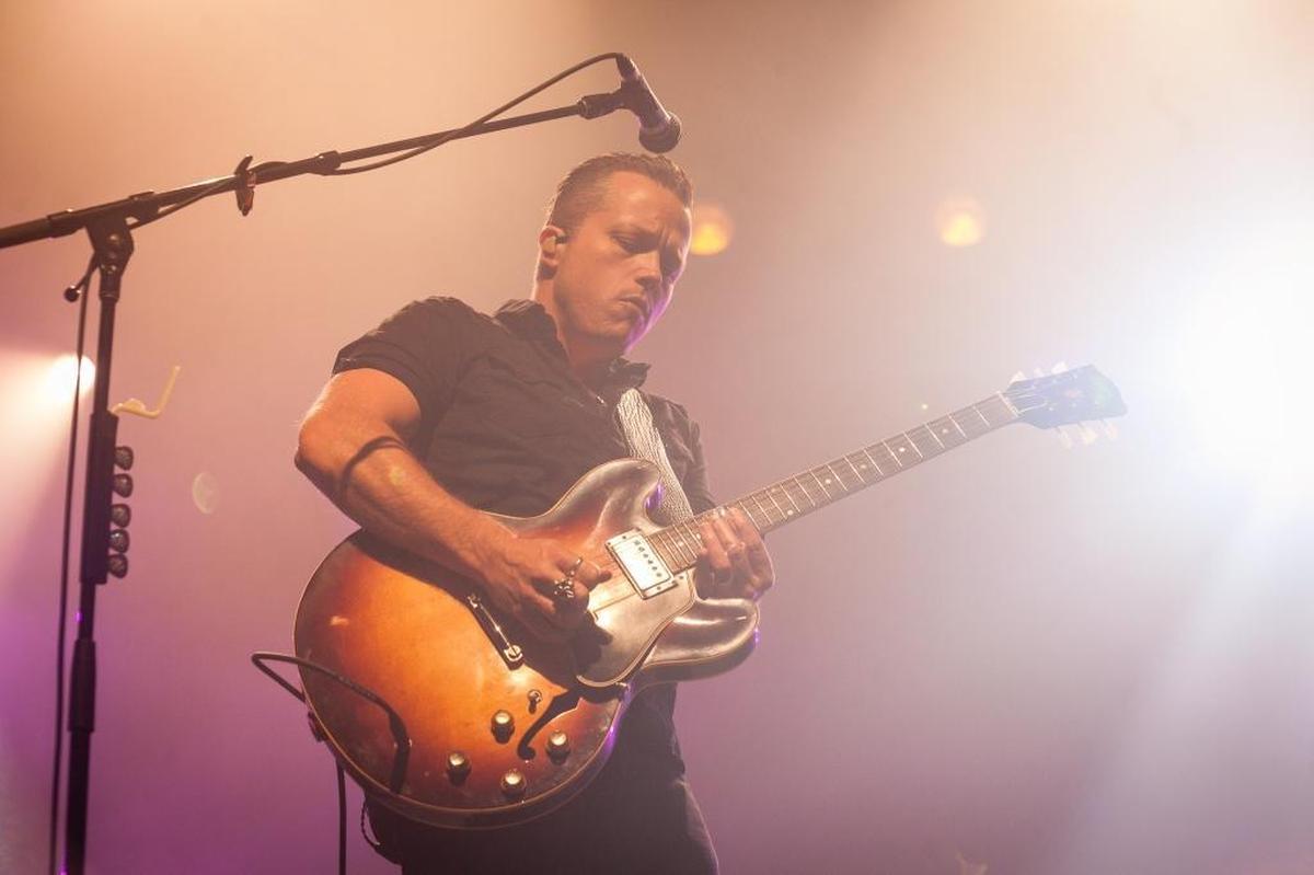 95.7 FM, known for now as 'That Station, advertises a playlist with the likes of Jason Isbell (pictured), Nathaniel Rateliff, Avett Brothers, The Decemberists and Ryan Adams.