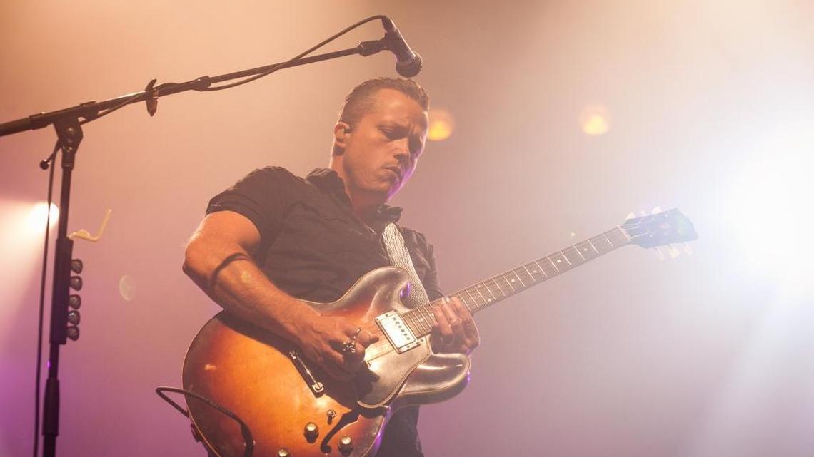 95.7 FM, known for now as 'That Station, advertises a playlist with the likes of Jason Isbell (pictured), Nathaniel Rateliff, Avett Brothers, The Decemberists and Ryan Adams.