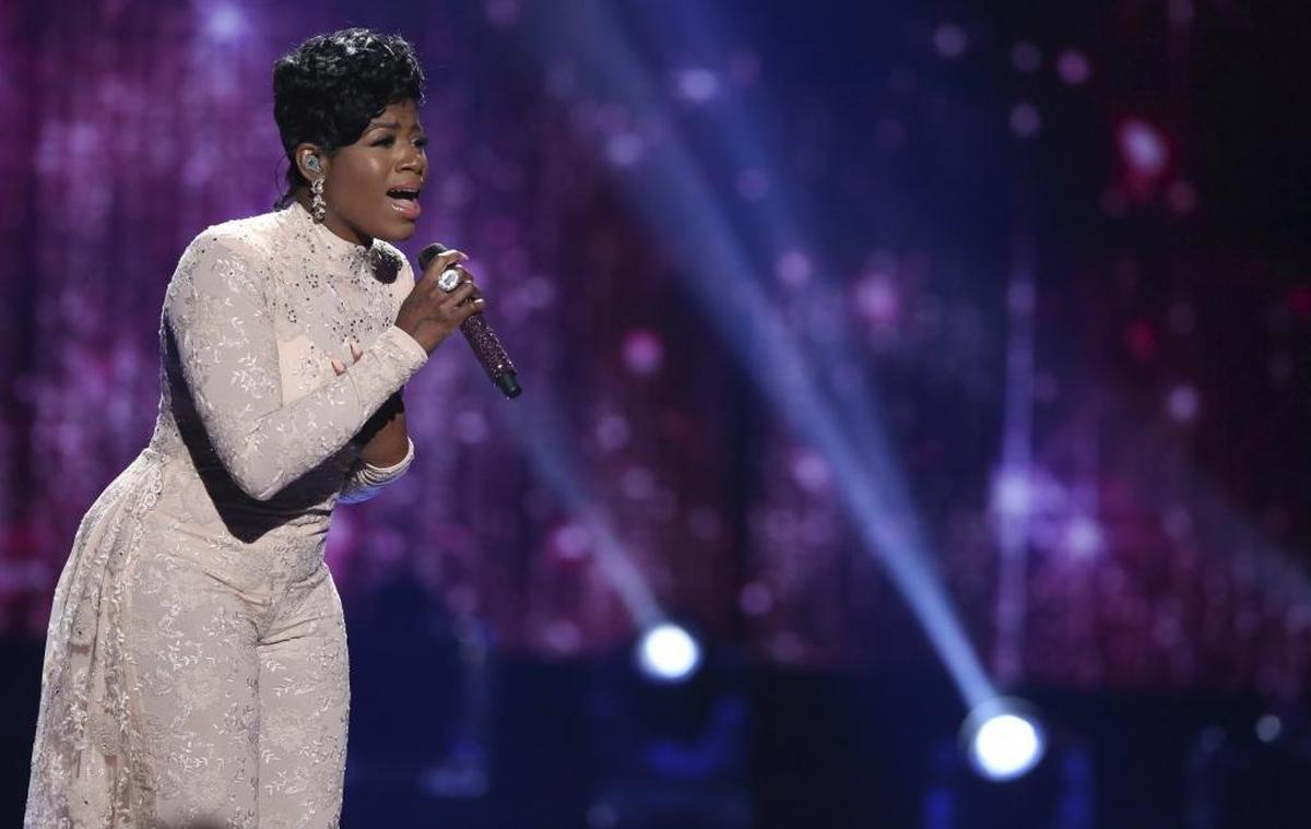 In this photo, Fantasia Barrino performs at the “American Idol” farewell season finale in Los Angeles this past March.