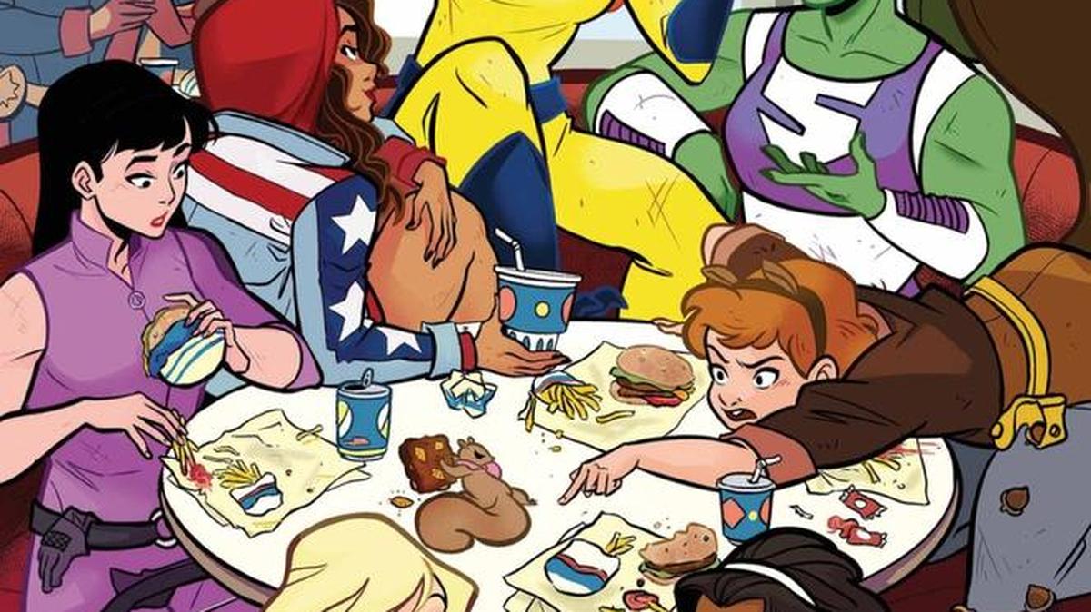 The cover of Marvel’s “Patsy Walker, A.K.A. Hellcat!” #2 by artist Brittney Williams.