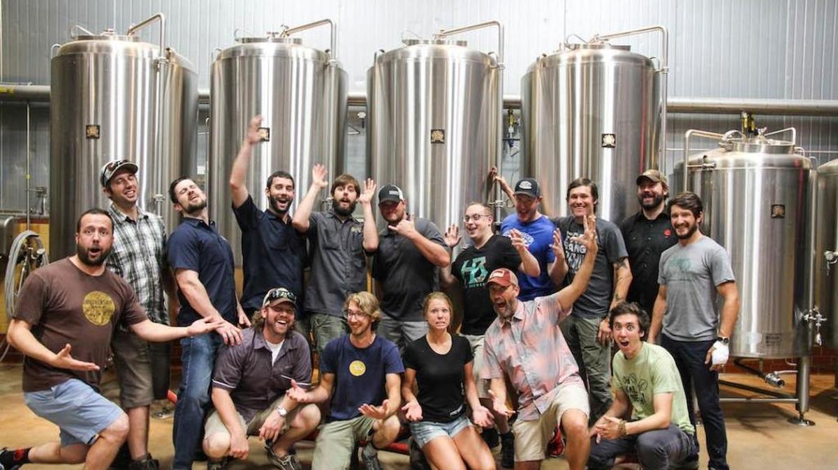 
Brewers from four NoDa-area breweries visited New Belgium Brewing in Colorado to brew Yours and Mine Golden Ale in early August. That beer will be tapped this Saturday from 2-5 p.m. at NoDa Brewing Co.
