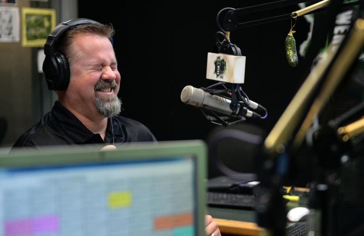 Greg Wood, aka Woody, also once worked at an all-you-can-eat restaurant, where he was instructed to make sure people weren’t going to the bathroom to vomit so they could eat more. “We think that his boss was just like, ‘Let’s see if this guy’ll do it,’ ” says Chris Wilcox, laughing.