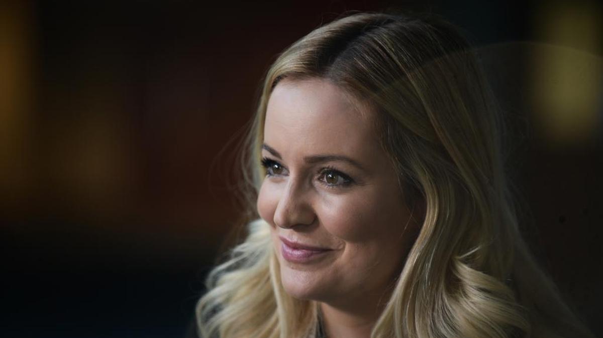 Former reality TV star Emily Maynard Johnson, photographed at Forest Hills Church in Charlotte in Feburary 2016.