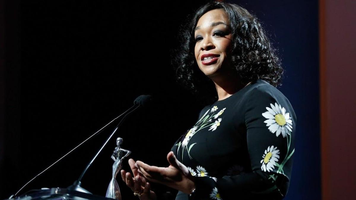 Writer/producer Shonda Rhimes speaks onstage during the 2016 Essence Black Women In Hollywood awards luncheon at the Beverly Wilshire Four Seasons Hotel on February 25, 2016, in Beverly Hills, California.