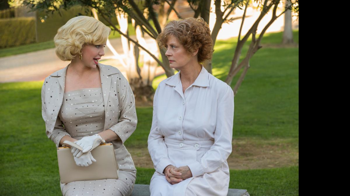
Kelli Garner (left) as Marilyn Monroe and Susan Sarandon as Gladys in the Lifetime miniseries “The Secret Life of Marilyn Monroe.” 


