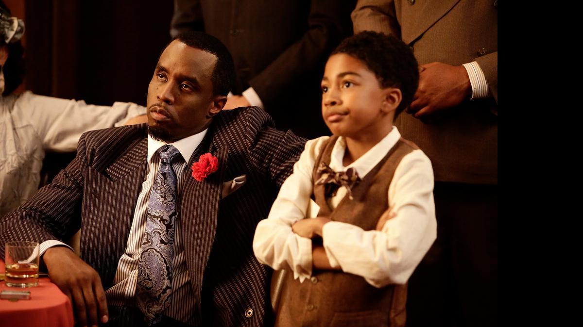 
Sean Combs (left) and Miles Brown in the Season 1 finale of “black-ish” on ABC.

