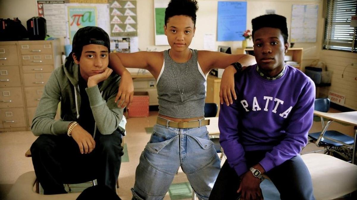 Tony Revolori, Kiersey Clemons, and Shameik Moore are best friends in "Dope."